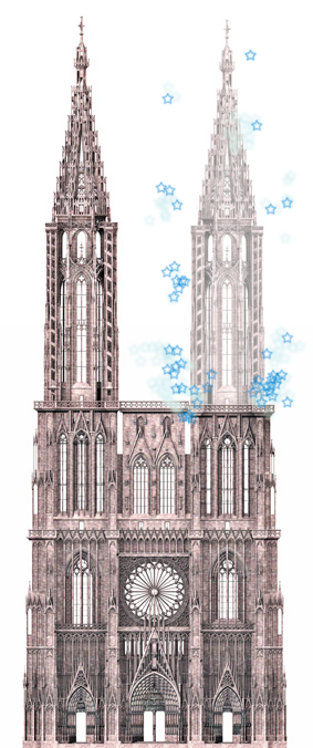 Cathedrale Strasbourg seconde tour Cathedrale Strasbourg seconde tour