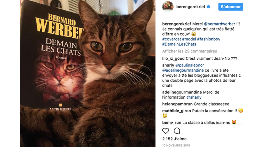 Bigger Than Fiction Operation Influenceurs Pour La Sortie Du Livre De B Werber Demain Les Chats Bigger Than Fiction Operation Influenceurs Pour La Sortie Du Livre De B Werber Demain Les Chats